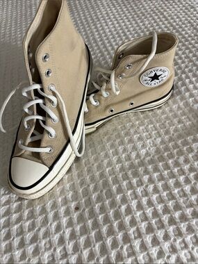 Converse All Star High Top Sneakers - Cream